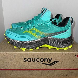 Saucony Endorphin Trail (S10647-26) Women Cool Mint/Acid size 7.5 or 8